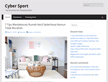 Tablet Screenshot of cyber-sports.net